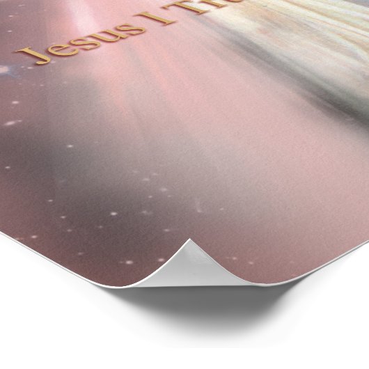 Divine Mercy Devotional Afbeelding. Poster (Hoek)