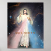 Divine Mercy Devotional Afbeelding. Poster (Voorkant)