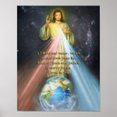 Divine Mercy Devotional Afbeelding. Poster (Voorkant)
