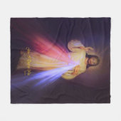 Divine Mercy Fleece Deken (Voorkant (Horizontaal))