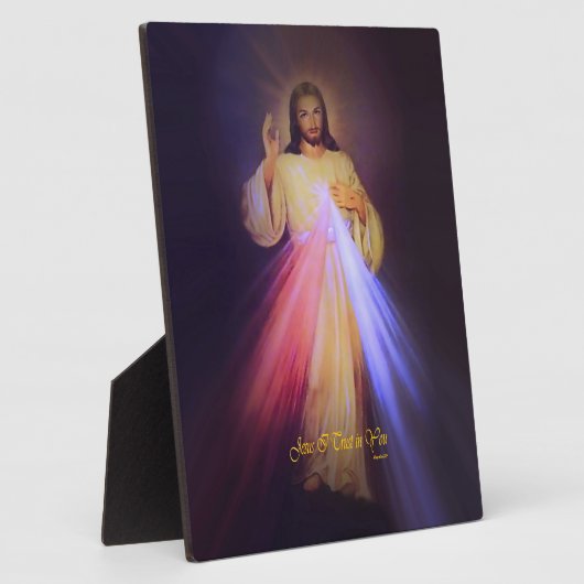 Divine Mercy Fotoplaat (Zijkant)