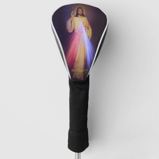 Divine Mercy Gold Golfheadcover (Voorkant)