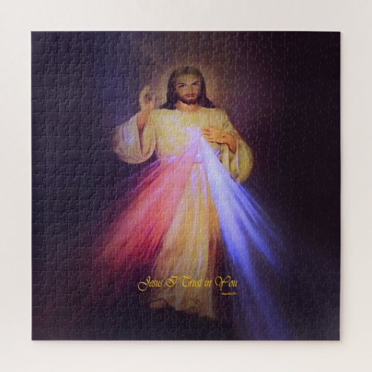 Divine Mercy Gold Legpuzzel (Verticaal)