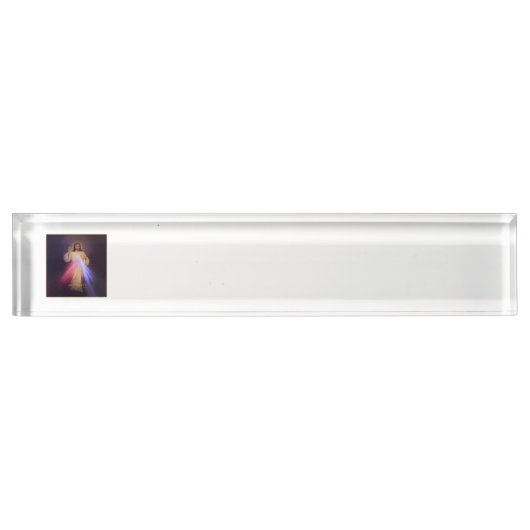 Divine Mercy Gold Naambordje (Voorkant)