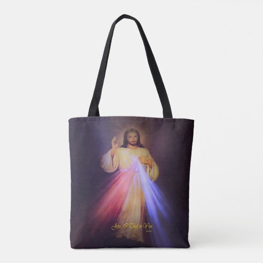 Divine Mercy Gold Tote Bag (Achterkant)