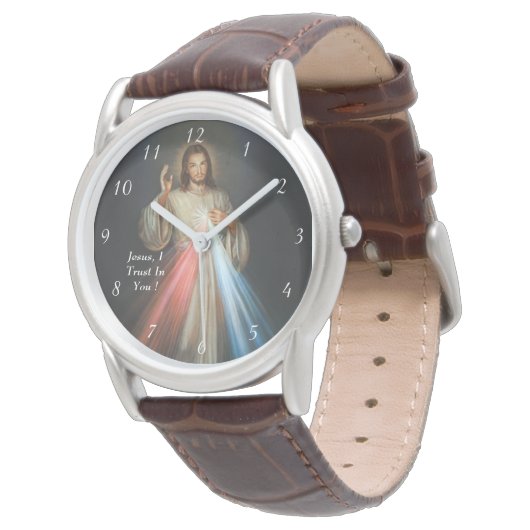Divine Mercy Horloge (Gekanteld)