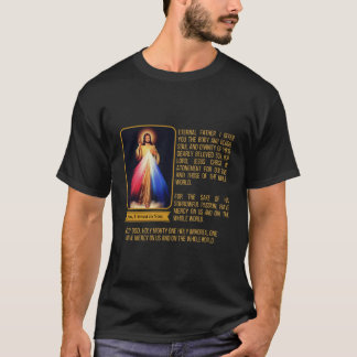 Divine Mercy Jesus Afbeelding Chaplet Novena Praye T-shirt
