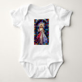 Divine Mercy Jesus Baby Bodysuit (Voorkant)