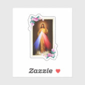 Divine Mercy Jesus Christ Sacred Heart Of Jesus Gi Sticker (Vel)