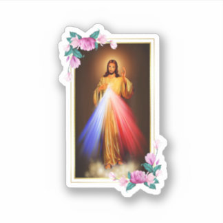 Divine Mercy Jesus Christ Sacred Heart Of Jesus Gi Sticker