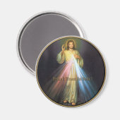 DIVINE MERCY JESUS IK VERTROUW IN JE MAGNEET (Voorkant / Achterkant)