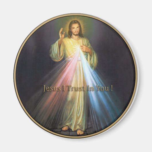 DIVINE MERCY JESUS IK VERTROUW IN JE MAGNEET (Voorkant)