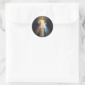 DIVINE MERCY JESUS IK VERTROUW IN JE RONDE STICKER (Tas)