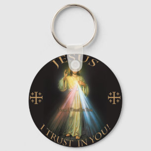 DIVINE MERCY, JESUS IK VERTROUW IN JE. SLEUTELHANGER