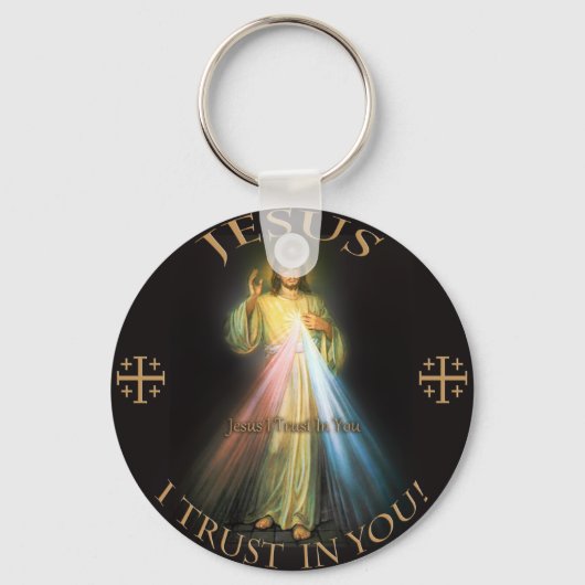 DIVINE MERCY, JESUS IK VERTROUW IN JE. SLEUTELHANGER (Voorkant)