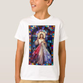 Divine Mercy Jesus Kid's Tee Shirt (Voorkant)