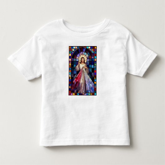 Divine Mercy Jesus Toddlers Tee Shirt (Voorkant)