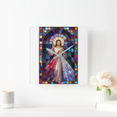 Divine Mercy Jesus Wall Clock Vierkante Klok (Huis)