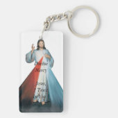 Divine Mercy Jeus, ik vertrouw op jou. Sleutelhanger (achterkant)