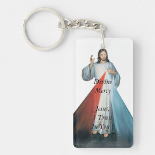 Divine Mercy Jeus, ik vertrouw op jou. Sleutelhanger