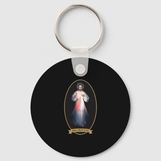 Divine Mercy, Jezus die ik in jou vertrouw. Sleutelhanger (Voorkant)