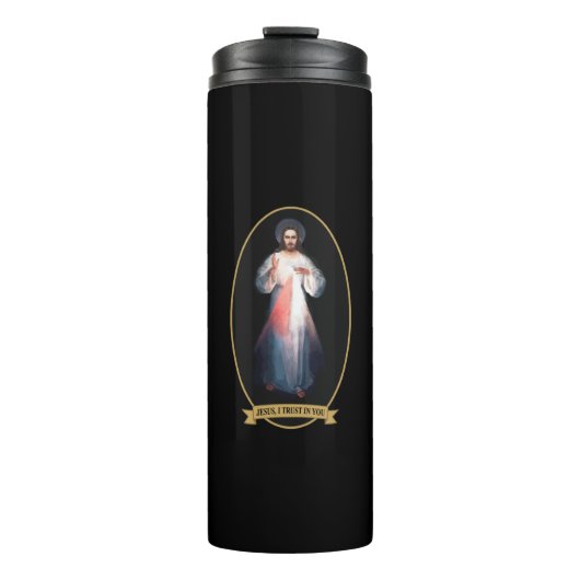 Divine Mercy, Jezus die ik in jou vertrouw. Thermosbeker (Voorkant)
