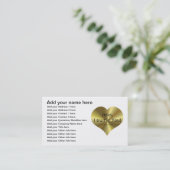 Divine Mercy - Jezus die ik vertrouw op jou Visitekaartje (Staand voorkant)