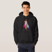 Divine Mercy Jezus, ik vertrouw op jou. Hoodie (Voorkant volledig)