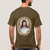 Divine Mercy Jezus, ik vertrouw op jullie Afbeeldi T-shirt (Achterkant)