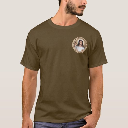 Divine Mercy Jezus, ik vertrouw op jullie Afbeeldi T-shirt (Voorkant)