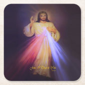 Divine Mercy Kartonnen Onderzetters (Voorkant)