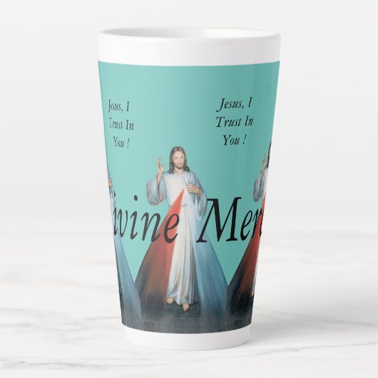 Divine Mercy Latte Mok (Voorkant)