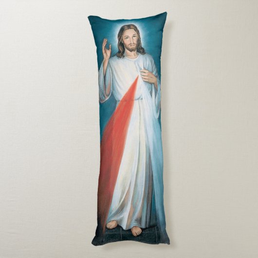 Divine Mercy Lichaamskussen (Achterkant (Verticaal))