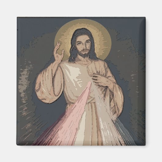 Divine Mercy Magneet (Voorkant)