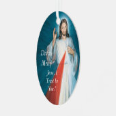 Divine Mercy Metal Ornament (Voorkant links)