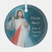 Divine Mercy Metal Ornament (Voorkant)