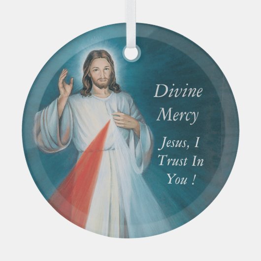Divine Mercy Metal Ornament (Voorkant)