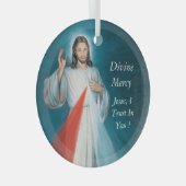 Divine Mercy Metal Ornament (Voorkant Rechts)