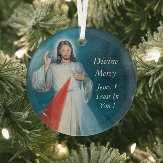 Divine Mercy Metal Ornament (Insitu)