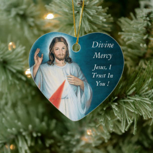 Divine Mercy Metal Ornament