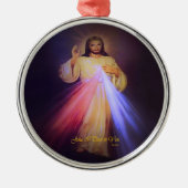 Divine Mercy Metalen Ornament (Voorkant)