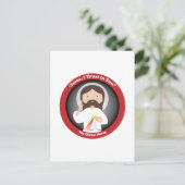 Divine Mercy of Jesus Briefkaart (Staand voorkant)