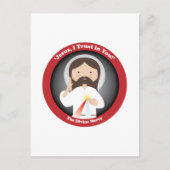 Divine Mercy of Jesus Briefkaart (Voorkant)