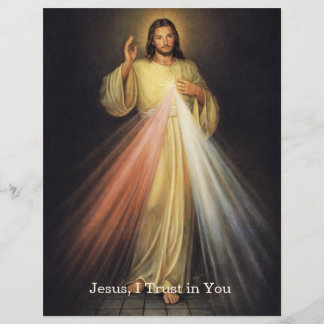 Divine Mercy of Jesus Chaplet Prayer Religious Briefhoofd