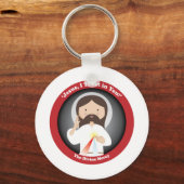 Divine Mercy of Jesus Sleutelhanger (Voorkant)