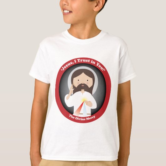 Divine Mercy of Jesus T-shirt (Voorkant)