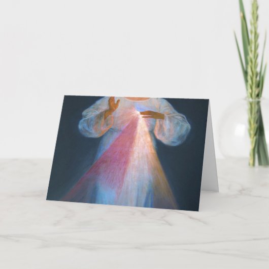 Divine Mercy Original van Kazimirowski Kaart (Voorkant)