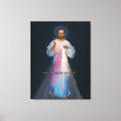 Divine Mercy Original Vilnius Afbeelding Canvas Afdruk (Voorkant)