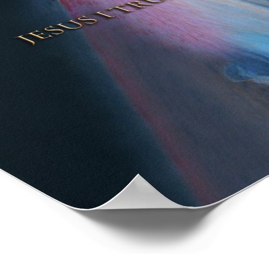 Divine Mercy Original Vilnius Afbeelding Poster (Hoek)