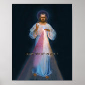 Divine Mercy Original Vilnius Afbeelding Poster (Voorkant)